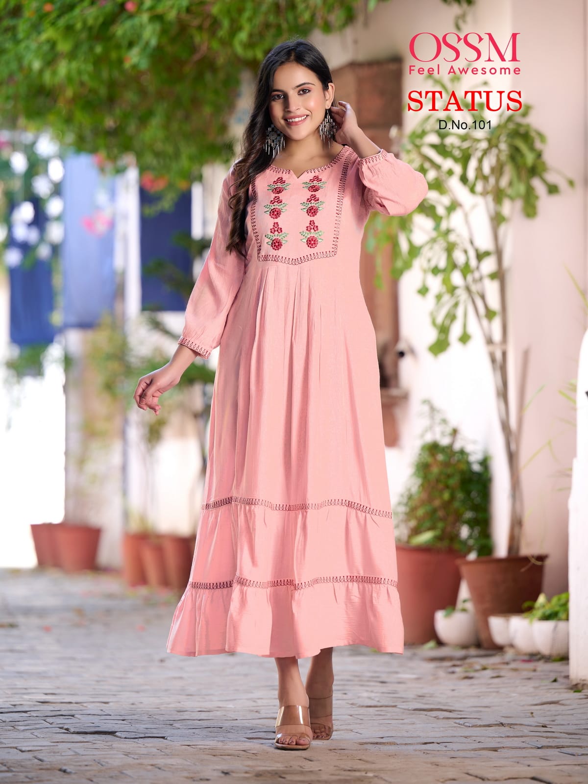 Status Vol 1 By Ossm Party Wear Kurtis Catalog